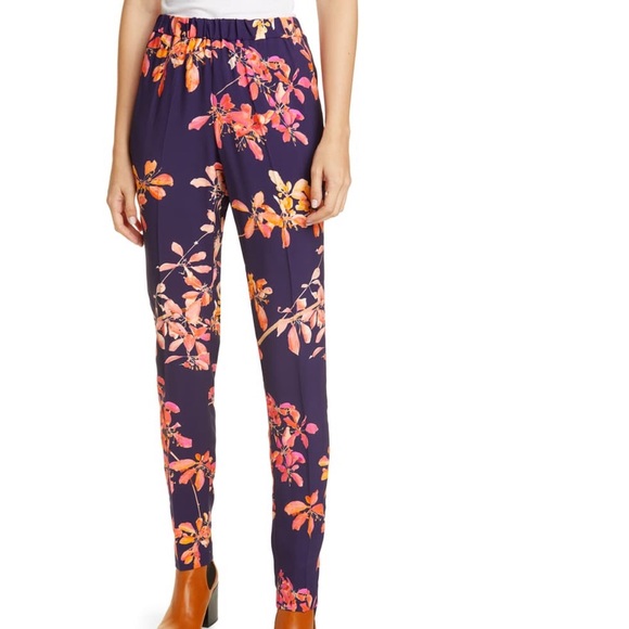 Dries Van Noten Palmira Floral Print Pants Size 8 NWT - Picture 3 of 12